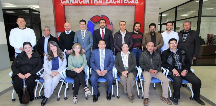 ALEJANDRO VALADEZ PEREA ES REELEGIDO COMO PRESIDENTE DE CANACINTRA ZACATECAS