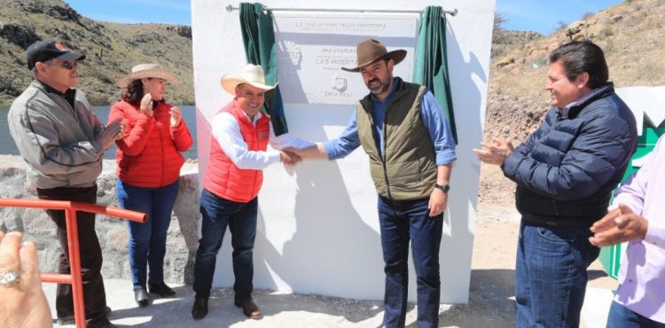 INAUGURA GOBERNADOR TELLO PRESA “LAS HUERTAS”, EN EL MUNICIPIO DE PINOS