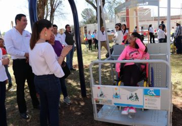 INAUGURA PRESIDENTA DE SEDIF EL PRIMERO DE 10 PARQUES INFANTILES INCLUYENTES