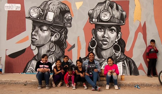 COMO PARTE DE LAS ACTIVIDADES DE PREVENCIÓN DEL DELITO, PINTAN 19 MURALES EN FRESNILLO