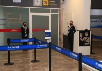 OPERA FILTRO SANITARIO EN EL AEROPUERTO DE ZACATECAS