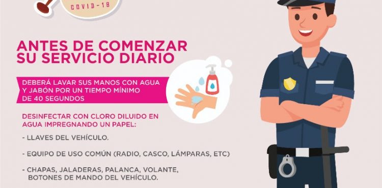 APLICAN MEDIDAS PARA PREVENIR PROPAGACIÓN DEL COVID-19 ENTRE LAS CORPORACIONES POLICIALES