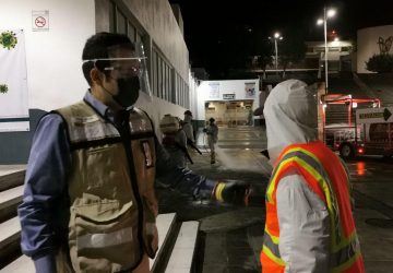 SEGUIMOS SANITIZANDO LAS ZONAS HOSPITALARIAS PARA HACER FRENTE AL CORONAVIRUS: ULISES MEJÍA HARO