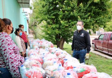 CONTINÚA APOYO ALIMENTARIO EN LAS 22 COMUNIDADES ANTE PANDEMIA: ULISES MEJÍA HARO