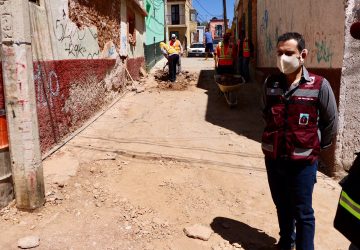 NO SE DETIENEN LOS TRABAJOS DE REHABILITACIÓN DE LAS CALLES DEL CENTRO HISTÓRICO: ULISES MEJÍA HARO