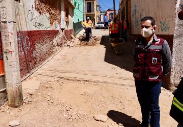 NO SE DETIENEN LOS TRABAJOS DE REHABILITACIÓN DE LAS CALLES DEL CENTRO HISTÓRICO: ULISES MEJÍA HARO