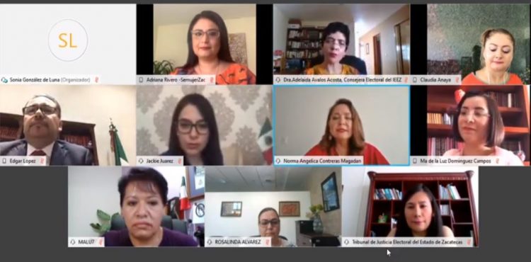 LLEVAN A CABO CONVERSATORIO VIRTUAL “VIOLENCIA POLÍTICA CONTRA LAS MUJERES FRENTE AL PROCESO ELECTORAL 2020-2021”