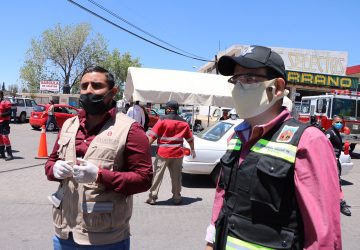 SUPERVISA ULISES MEJÍA LOS FILTROS SANITARIOS DEL MERCADO DE ABASTOS