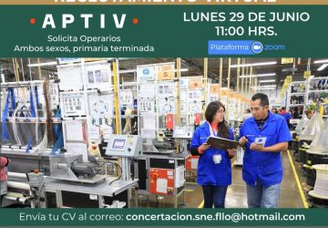 REALIZARÁ GOBIERNO ESTATAL ONCEAVA JORNADA DE RECLUTAMIENTO VIRTUAL PARA EL SECTOR MANUFACTURA