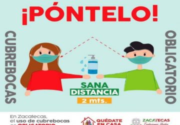 YA SON 1488 LOS CASOS POSITIVOS DE COVID-19 EN ZACATECAS