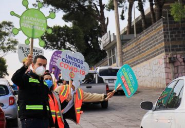 FORTALECE ULISES MEJÍA HARO CAMPAÑA DEL USO DE CUBREBOCAS EN ESTABLECIMIENTOS DE LA CAPITAL.