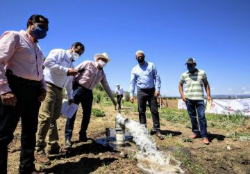 GOBIERNO DE TELLO Y CONAZA MODERNIZAN ZONAS DE RIEGO EN JEREZ