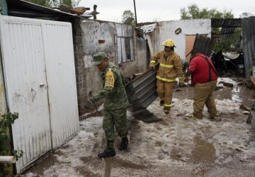 LLUVIA INTENSA Y CAÍDA ATÍPICA DE GRANIZO AFECTAN 116 VIVIENDAS EN COMUNIDAD DE CALERA