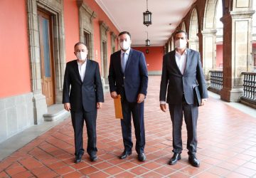 REVISAN GOBERNADOR TELLO Y SECRETARIO ALFONSO DURAZO AVANCES DE ESTRATEGIA CONJUNTA DE SEGURIDAD