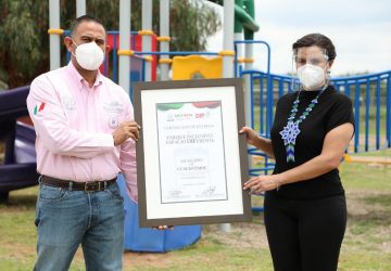 INAUGURA CRISTINA RODRÍGUEZ DE TELLO PARQUE INCLUSIVO EN CUAUHTÉMOC