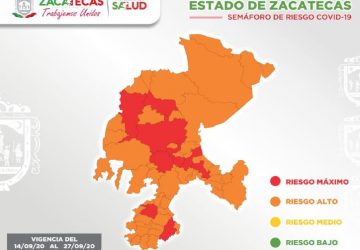 TIENE ZACATECAS 51 NUEVOS CASOS DE COVID-19