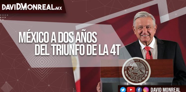 MÉXICO A DOS AÑOS DEL TRIUNFO DE LA 4T.