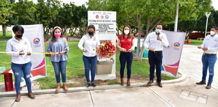 BENEFICIA INJUVENTUD A MÁS DE 10 MIL JÓVENES DE JALPA Y JUCHIPILA, AL ACONDICIONAR ESPACIOS DEPORTIVOS