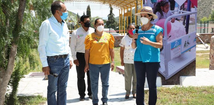 BENEFICIA SEDIF A NIÑAS Y NIÑOS DE MELCHOR OCAMPO AL ENTREGARLES UN PARQUE INCLUSIVO