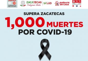 REGISTRA ZACATECAS 118 NUEVOS CASOS DE COVID EN UN DÍA