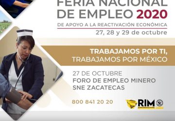 REALIZARÁ GOBIERNO ESTATAL FORO DEL EMPLEO MINERO; OFERTARÁN MÁS DE 250 VACANTES