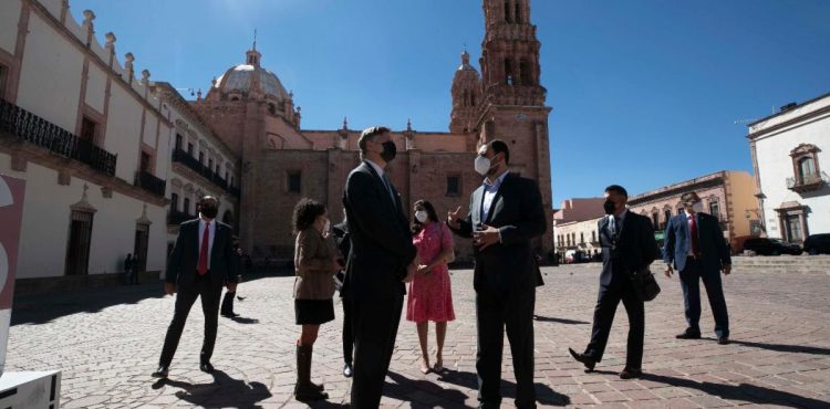 VISITA ZACATECAS EMBAJADOR DE ESTADOS UNIDOS EN MÉXICO, CHRISTOPHER LANDAU