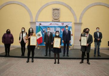 ENTREGA ALCALDE ULISES MEJÍA HARO EL PREMIO DE LA JUVENTUD ZACATECAS PATRIMONIO MUNDIAL 2020.