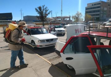 CONTINÚA SSZ CON LA DESINFECCIÓN DEL TRANSPORTE PÚBLICO