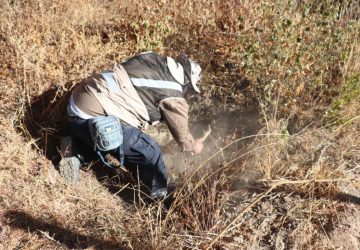 COMISIÓN DE BÚSQUEDA, COLECTIVOS Y AUTORIDADES POLICIALES LOCALIZAN FOSA CLANDESTINA EN LUIS MOYA