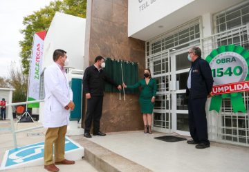 ENTREGA ALEJANDRO TELLO RECONSTRUCCIÓN DEL CENTRO DE SALUD EN TEÚL DE GONZÁLEZ ORTEGA