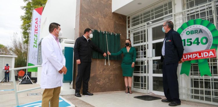 ENTREGA ALEJANDRO TELLO RECONSTRUCCIÓN DEL CENTRO DE SALUD EN TEÚL DE GONZÁLEZ ORTEGA