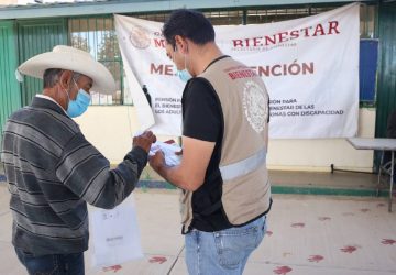 RECIBEN PENSIÓN PARA EL BIENESTAR 2 MIL ADULTOS MAYORES DE SIETE MUNICIPIOS