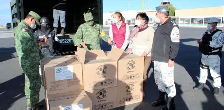 RECIBE ZACATECAS EMBARQUE CON 12 MIL 870 DOSIS DE VACUNAS CONTRA EL VIRUS SARS-COV-2