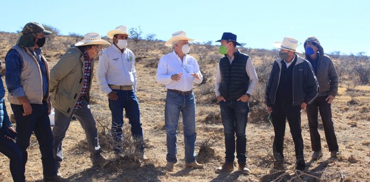 APOYA AGRICULTURA LA CONSTRUCCIÓN DE UN BORDO EN BARAJAS, SOMBRERETE