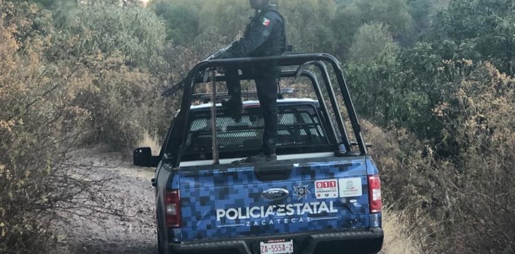 POLICÍAS ESTATAL Y PREVENTIVA DETIENEN EN JEREZ A TRES PERSONAS Y ASEGURAN CARTUCHERÍA Y EQUIPO TÁCTICO