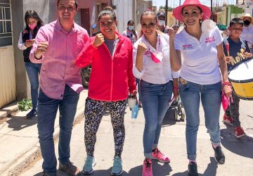 PROMUEVEN CANDIDATOS FUERZA POR MÉXICO EN ENRIQUE ESTRADA PROPUESTAS