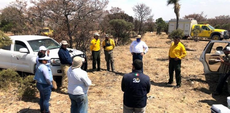 RECONOCE GOBIERNO ESTATAL LABOR DE COMBATIENTES DE INCENDIO EN SIERRA FRÍA