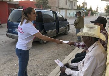 ALTAMIRA RECIBE A LUPITA FLORES