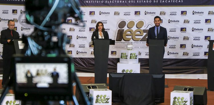 PARTICIPAN EN DEBATE CANDIDATAS Y CANDIDATOS A LA PRESIDENCIA MUNICIPAL DE ZACATECAS