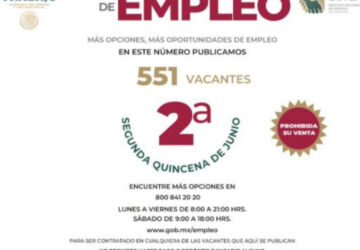 OFERTAN MÁS DE 500 PLAZAS LABORALES EN ZACATECAS