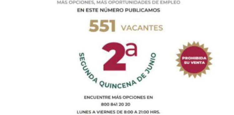 OFERTAN MÁS DE 500 PLAZAS LABORALES EN ZACATECAS