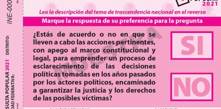 ASÍ QUEDARON LOS RESULTADOS DE LA CONSULTA POPULAR EN ZACATECAS