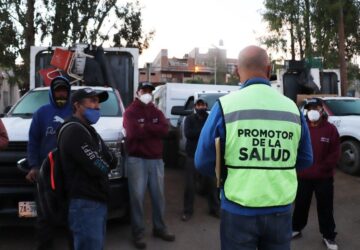 ANTE EL AUMENTO DE CASOS COVID, BRINDA LA ALCALDÍA DE ZACATECAS PROTECCIÓN A COLABORADORES EN SU LABOR