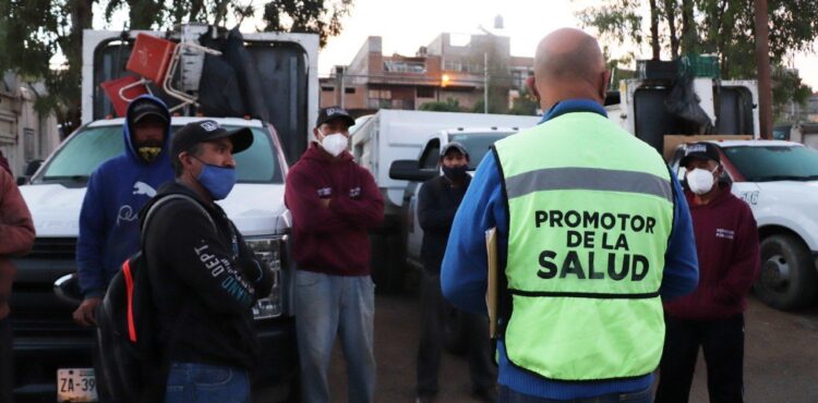 ANTE EL AUMENTO DE CASOS COVID, BRINDA LA ALCALDÍA DE ZACATECAS PROTECCIÓN A COLABORADORES EN SU LABOR