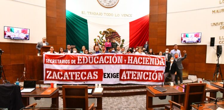 LA LXIV LEGISLATURA EXIGE A LAS AUTORIDADES FEDERALES ATENCIÓN PARA ZACATECAS EN MATERIA DEL PAGO DE LA NÓMINA MAGISTERIAL