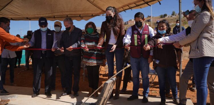 ENTREGA JORGE MIRANDA OBRA DE RED DE AGUA POTABLE EN COLONIA ESPAÑA II