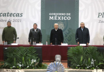 AGRADECE GOBERNADOR APOYO QUE EL PRESIDENTE ANDRÉS MANUEL LÓPEZ OBRADOR VINO A DAR AL PUEBLO DE ZACATECAS