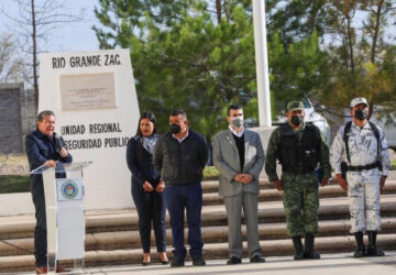 ENCABEZA GOBERNADOR INSTALACIÓN DE LA GUARDIA NACIONAL EN LA UNIRSE DE RÍO GRANDE