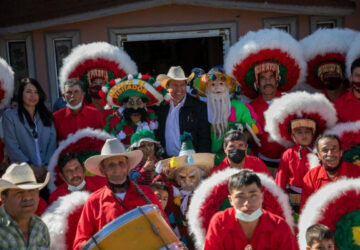 RECONOCE GOBERNADOR A BALUARTES Y PRECURSORES DE LA DANZA DE MATLACHINES EN EL VISITADOR, ZACATECAS