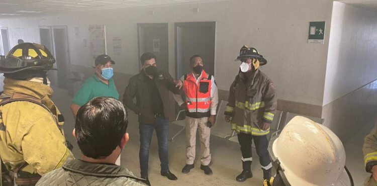 PROTECCIÓN CIVIL SOFOCA CONATO DE INCENDIO EN HOSPITAL DEL ISSSTE EN ZACATECAS